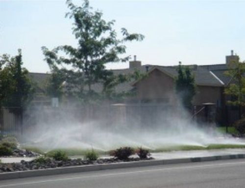 Reduce water pressure to improve sprinkler performance