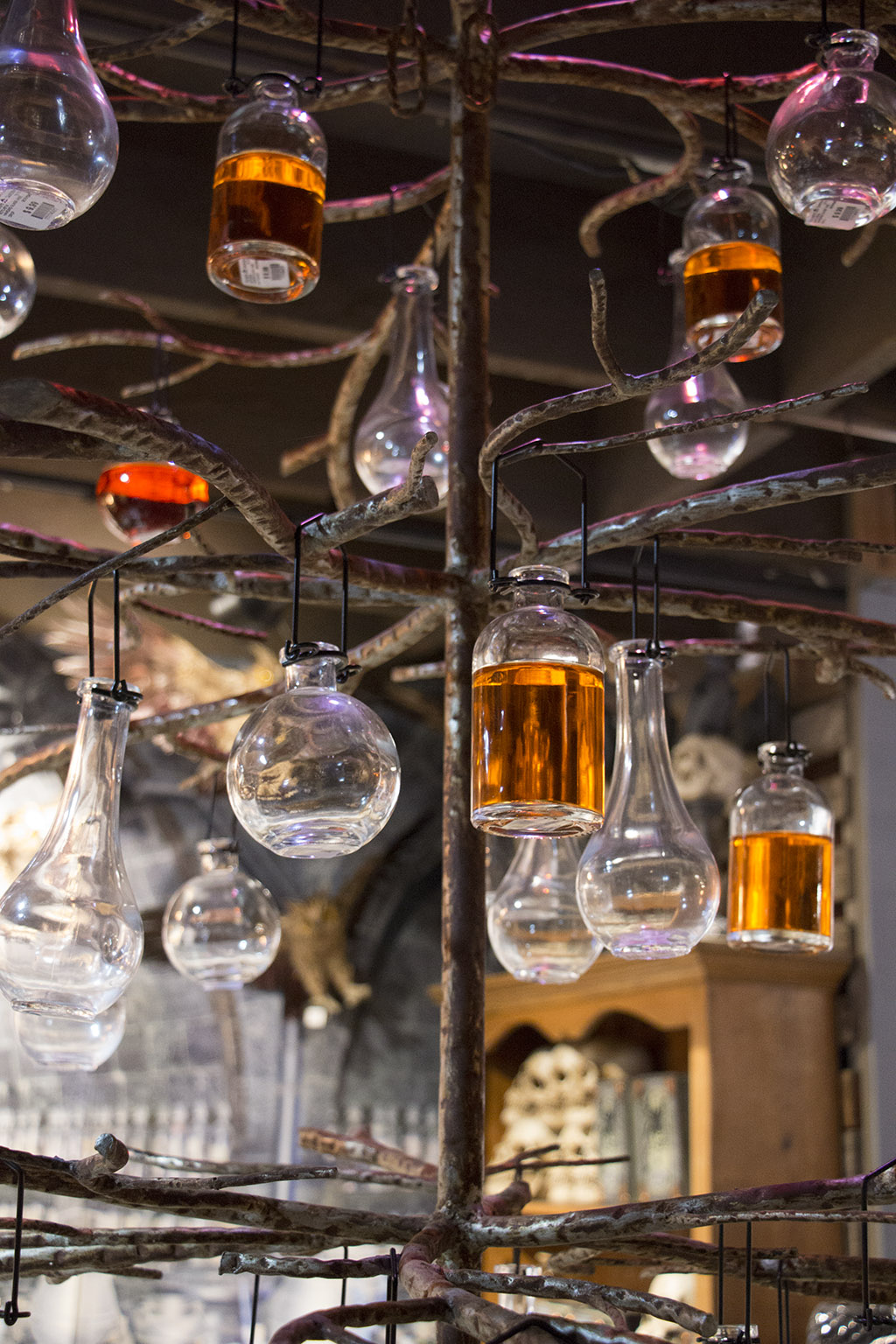 An image of potion decorations for Halloween 2018