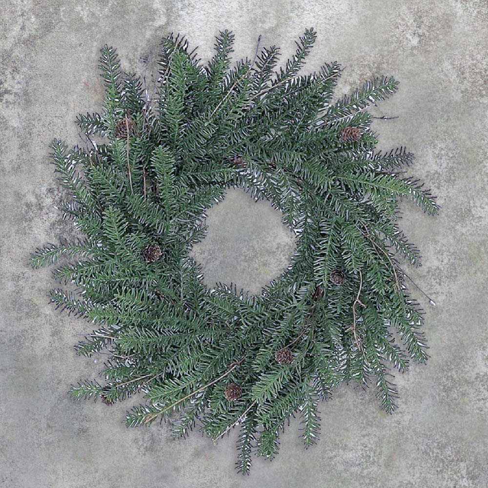 SilverFIr An image of a green silver fir wreath