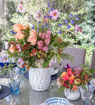 An image of various flowers for July Bridal Shower floral arrangement