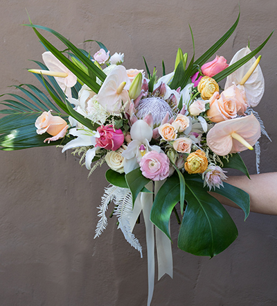 An image of brightly colored flowers for the shady feature of october bridal bouquets