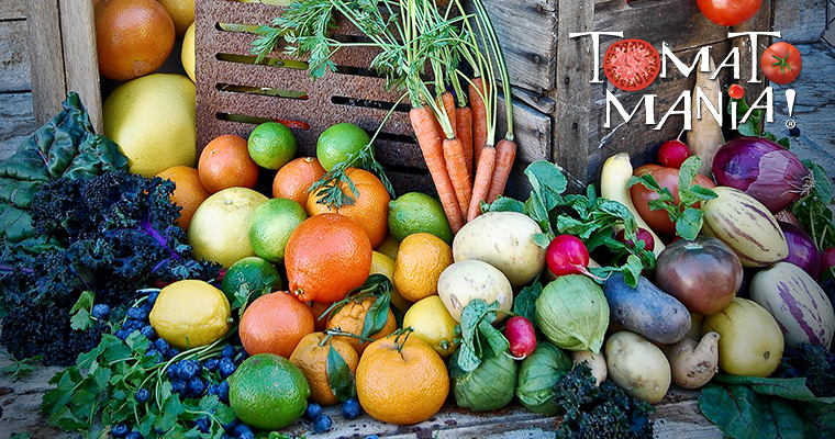 An image of various fruits and vegetables for the grow your own garden seminar