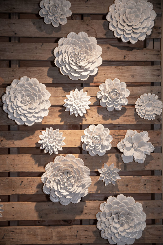 flowers Wall White Flower Decor